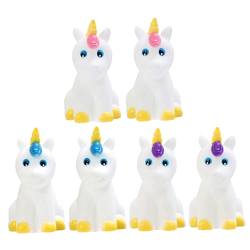 WHAMVOX 2 Bades Pielzeug Set Einhorn-duschspielzeug Badespielzeug Für Tiere Einhorn-badespielzeug Für Babys Kinderspielzeug Spielzeuge Duschspielzeug Nehmen Einhorn Duschen Spielzeug PVC von WHAMVOX