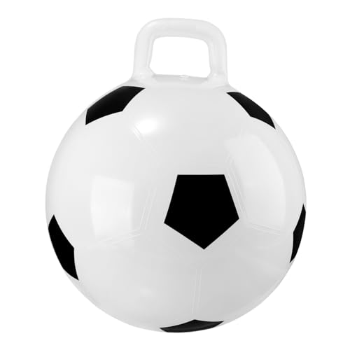 WHAMVOX 2 STK Aufblasbarer Ball Aufblasbares Hüpfendes Spielzeug Türsteher Für Kinder Aufblasbar Federnd Hopfen-übungsball Känguru-hüpfball Kinder Springen Bälle Aufblasbares Springen Weiß von WHAMVOX