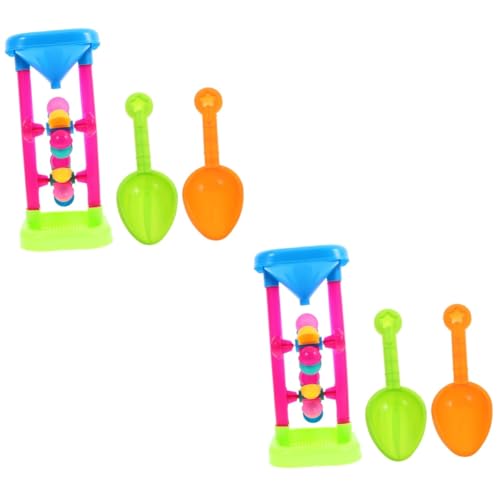 WHAMVOX 2 Sätze Sanduhr Wasserrad Badespielzeug Wasserrad Spielzeug Kind Sandrad Spielzeug Für Meerestiere Spielen Sandkasten-sandspielzeug Wasserrad-Strand-werkzeugset Sandräder Plastik von WHAMVOX