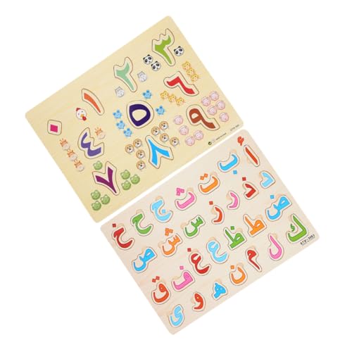 WHAMVOX 2 Sätze Teiliges Arabisches Holzpuzzle für Kleinkinder Sicheres Lernspielzeug zur Alphabet Zahlen erkennung Pädagogisches Intelligenzspielzeug für Vorschule und Frühe Bildung WHAMVOX 2 Sätze Teiliges Arabisches Holzpuzzle für Kleinkinder Sicheres Lernspielzeug zur Alphabet Zahlen erkennung Pädagogisches Intelligenzspielzeug für Vorschule und Frühe Bildung von WHAMVOX