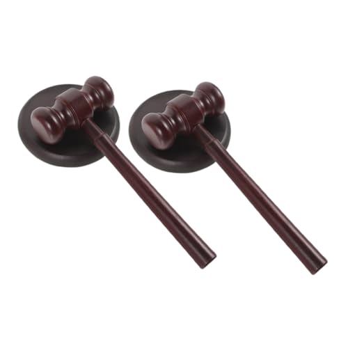 WHAMVOX 2 Satz Teiliges Holz Richterhammer mit Klangblock Realistisches Kinderspielzeug für Rollenspiele Tragbar und Leicht Pädagogisches Zubehör für Anwälte Richter Auktionen Halloween WHAMVOX 2 Satz Teiliges Holz Richterhammer mit Klangblock Realistisches Kinderspielzeug für Rollenspiele Tragbar und Leicht Pädagogisches Zubehör für Anwälte Richter Auktionen Halloween von WHAMVOX