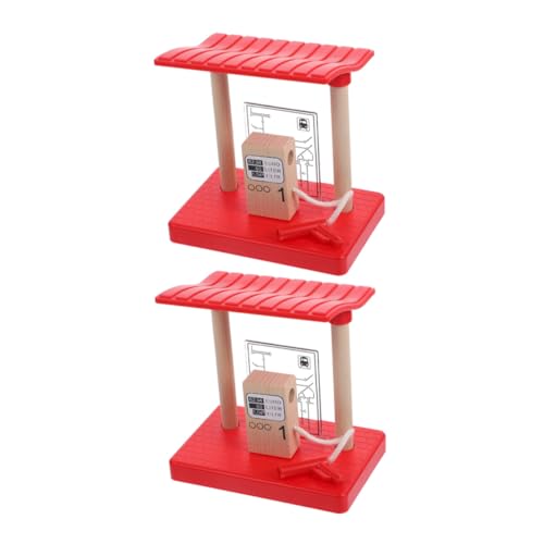 WHAMVOX 2 Stück Holz Eisenbahn Zubehör mit Tankstellen Modell und Straßenblockade Kindgerechtes Kreativität Hand Auge koordination und Räumlichem Denken Sicher und Langlebig WHAMVOX 2 Stück Holz Eisenbahn Zubehör mit Tankstellen Modell und Straßenblockade Kindgerechtes Kreativität Hand Auge koordination und Räumlichem Denken Sicher und Langlebig von WHAMVOX