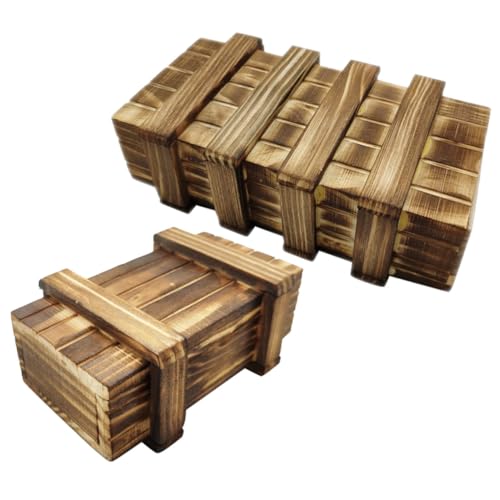 WHAMVOX 2 Stück Holz Puzzle Box mit Öffnungsmechanismen Anspruchsvolles Denkspielzeug Verstand und Hand Auge koordination Intelligenzspiel für Jugendliche und Eltern Junge WHAMVOX 2 Stück Holz Puzzle Box mit Öffnungsmechanismen Anspruchsvolles Denkspielzeug Verstand und Hand Auge koordination Intelligenzspiel für Jugendliche und Eltern Junge von WHAMVOX
