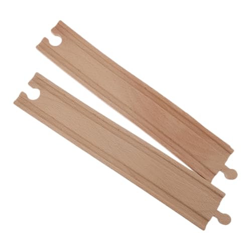 WHAMVOX 2 Stück Holzeisenbahn Gleis Erweiterung Gebogene Schienen für DIY Fördert Kreativität und Handwerkliche Fähigkeiten Kompatibel mit Holz Zug Gleissystemen WHAMVOX 2 Stück Holzeisenbahn Gleis Erweiterung Gebogene Schienen für DIY Fördert Kreativität und Handwerkliche Fähigkeiten Kompatibel mit Holz Zug Gleissystemen von WHAMVOX