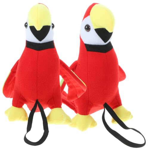 WHAMVOX 2 Stück Plüsch Papagei zum Aufhängen der Schulter Teiliges Piratenkostüm Zubehör Weiches Stofftier für Farbenfroher Kuschelvogel als Party und Rollenspiel Accessoire WHAMVOX 2 Stück Plüsch Papagei zum Aufhängen der Schulter Teiliges Piratenkostüm Zubehör Weiches Stofftier für Farbenfroher Kuschelvogel als Party und Rollenspiel Accessoire von WHAMVOX