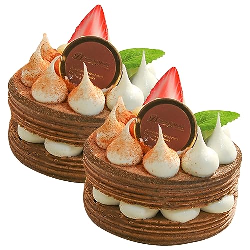 WHAMVOX Realistische Kuchen Modelle gefälschte Desserts Hochzeit Foto Requisiten Mini künstliche Kuchen Party Set von WHAMVOX