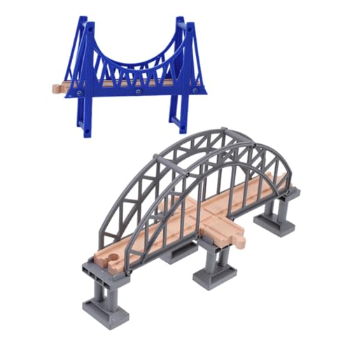 WHAMVOX 2 Stück Teiliges DIY Holzeisenbahn Brückenmodell Dekorative Eisenbahn Brücken für Kreative Brücke Zubehör Fördert Fantasie und Eltern-Junge Mädchen-interaktion WHAMVOX 2 Stück Teiliges DIY Holzeisenbahn Brückenmodell Dekorative Eisenbahn Brücken für Kreative Brücke Zubehör Fördert Fantasie und Eltern-Junge Mädchen-interaktion von WHAMVOX