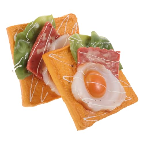WHAMVOX 2 Stück Teiliges Deko- Realistisches Toast-Brot mit Spiegelei Langlebiges Pu-kunststoffmodell für Bäckerei- Restaurant-Dekoration Sowie Food-Fotografie und Bühnenrequisiten WHAMVOX 2 Stück Teiliges Deko- Realistisches Toast-Brot mit Spiegelei Langlebiges Pu-kunststoffmodell für Bäckerei- Restaurant-Dekoration Sowie Food-Fotografie und Bühnenrequisiten von WHAMVOX
