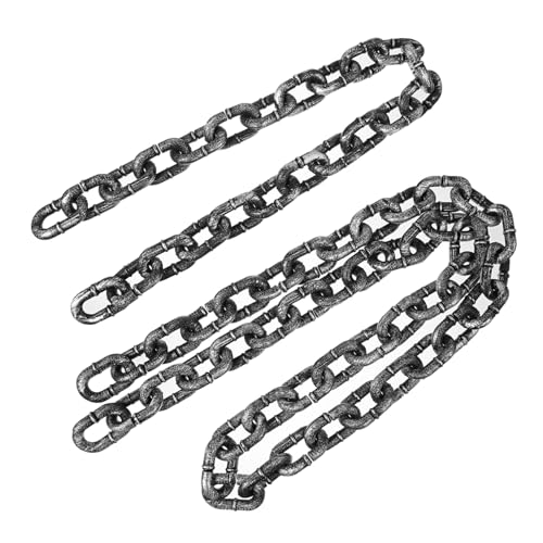 WHAMVOX 2 Stück Teiliges Halloween Kunststoff Gefängnisketten und Realistische Langlebige Plastikbarriere für Party Karnevalszubehör WHAMVOX 2 Stück Teiliges Halloween Kunststoff Gefängnisketten und Realistische Langlebige Plastikbarriere für Party Karnevalszubehör von WHAMVOX