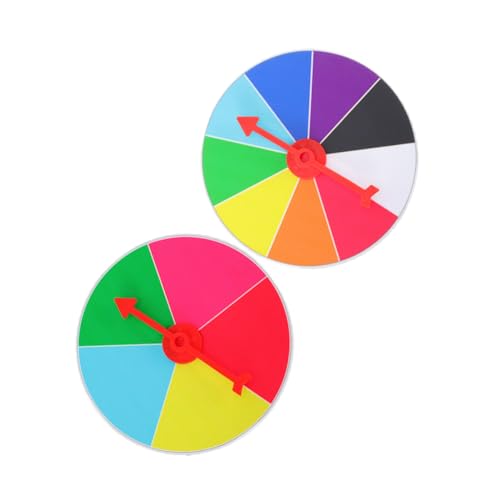 WHAMVOX 2 Stück Teiliges PVC Preis drehspiel Kompakte drehscheibe für Party Unterricht Veranstaltungen Tragbares Spielbrett Leicht und Langlebig für Tombola und Gewinnspiele WHAMVOX 2 Stück Teiliges PVC Preis drehspiel Kompakte drehscheibe für Party Unterricht Veranstaltungen Tragbares Spielbrett Leicht und Langlebig für Tombola und Gewinnspiele von WHAMVOX