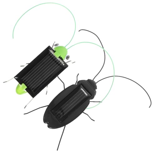 WHAMVOX 2 Stück Teiliges Solarbetriebenes Insektenspielzeug Heuschrecke und Kakerlake Pädagogisches Simulationsspielzeug für Solarenergieverständnis und Outdoor spielspaß WHAMVOX 2 Stück Teiliges Solarbetriebenes Insektenspielzeug Heuschrecke und Kakerlake Pädagogisches Simulationsspielzeug für Solarenergieverständnis und Outdoor spielspaß von WHAMVOX