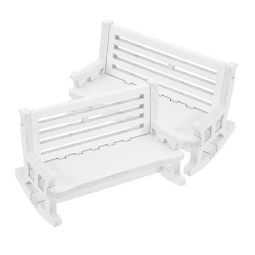 WHAMVOX 2 Stück Vintage Miniatur Holz Schaukelstuhl Retro Puppenhaus Deko Mini Stuhl für Tisch Vielseitige Kleine Holzbank für Heimdekoration und Mikro Landschaft WHAMVOX 2 Stück Vintage Miniatur Holz Schaukelstuhl Retro Puppenhaus Deko Mini Stuhl für Tisch Vielseitige Kleine Holzbank für Heimdekoration und Mikro Landschaft von WHAMVOX