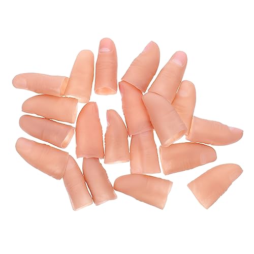 WHAMVOX 20St Simulation von magischen Requisiten gefälscht Requisiten für Tricks Mehrzweck-Fingerhülle Zaubererzubehör funnytoys Funny Toys magische Werkzeuge Finger Daumenspitzen Vinyl von WHAMVOX