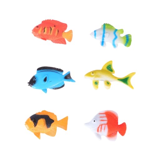 WHAMVOX 24 Stück Teiliges Fisch Modellspielzeug mit Tropischen Fischen und Goldfischen Realistische Meeresbewohner Lernspielzeuge für Vorschulkinder Miniatur Unterwassertiere für WHAMVOX 24 Stück Teiliges Fisch Modellspielzeug mit Tropischen Fischen und Goldfischen Realistische Meeresbewohner Lernspielzeuge für Vorschulkinder Miniatur Unterwassertiere für von WHAMVOX