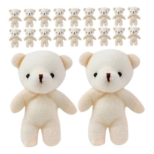 WHAMVOX 24 Stück Teiliges Mini Bären Niedlicher Plüschanhänger Niedliche Cartoon bär Puppe Weiches Stofftier Schlüsselanhänger Charms für Taschen Rucksäcke DIY Dekoration WHAMVOX 24 Stück Teiliges Mini Bären Niedlicher Plüschanhänger Niedliche Cartoon bär Puppe Weiches Stofftier Schlüsselanhänger Charms für Taschen Rucksäcke DIY Dekoration von WHAMVOX