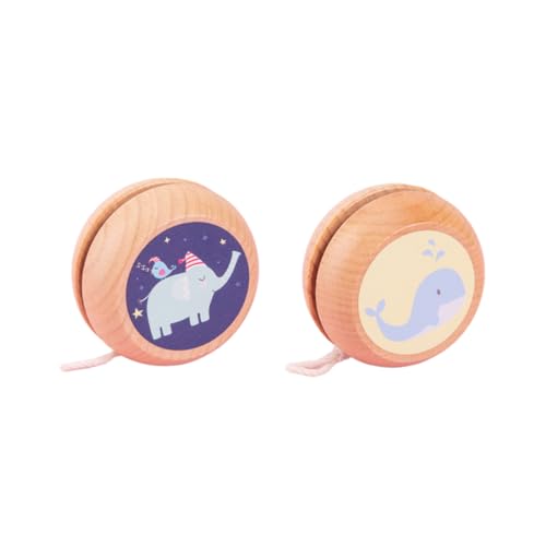 WHAMVOX 2St Jo-Jo-Spielzeug aus Holz Spielzeug für Kinder kinderspielzeug holzspielzeug kinderknallzeug Kinder spielsachen Kid Toys Spielzeuge Yoyo-Ball-Spielzeug Kinder- -Spielzeug von WHAMVOX