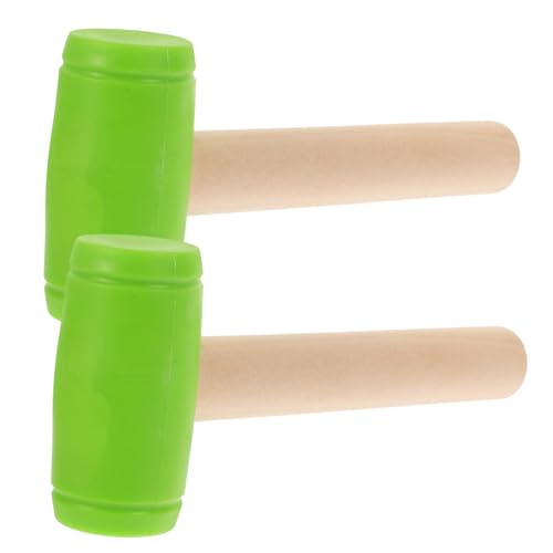 WHAMVOX 2st Holzspielzeug Für Kinder Werkzeugplüsch Für Kinder Spiele Kinder Bohren Schlag Kinderhammer Minihammer Kinderhämmer Kinder Kettensäge Kinderspielzeug Green Hölzern von WHAMVOX