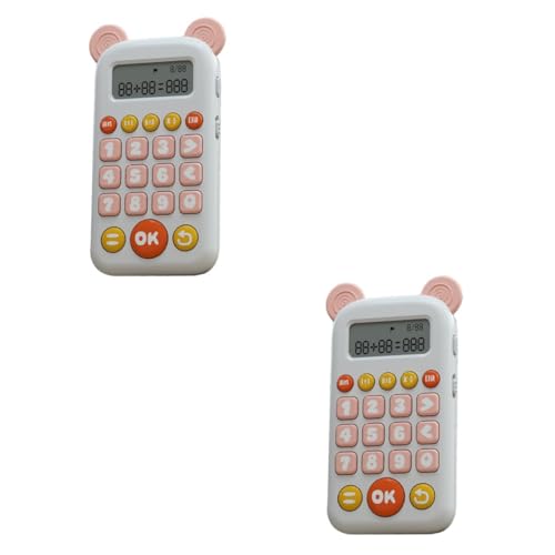 WHAMVOX 2st Mündliche Rechenmaschine Mathe-Spiele Für Kinder Im Alter Von 4-8 Kinderspielzeug Für Mädchen Multiplikationsspiele Kinderspiele Im Alter Von 6-8 Jahren Lernspiel Rosa Plastik von WHAMVOX