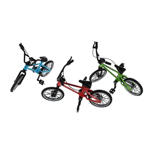 WHAMVOX 3 Sätze Mini Fahrradmodell aus Bunte Finger Spielzeuge für Geburtstagsgeschenk und Dekoration für Jungen und Mädchen WHAMVOX 3 Sätze Mini Fahrradmodell aus Bunte Finger Spielzeuge für Geburtstagsgeschenk und Dekoration für Jungen und Mädchen von WHAMVOX