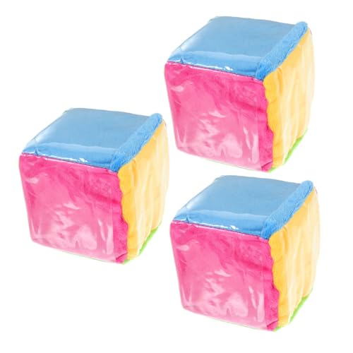 WHAMVOX 3 Stück Bunte Weiche Würfel mit Klarem Kunststofffach für Karten Große Sechseitige Lernwürfel aus Stoff Pädagogisches für Klassenzimmer Sicher und Interaktiv WHAMVOX 3 Stück Bunte Weiche Würfel mit Klarem Kunststofffach für Karten Große Sechseitige Lernwürfel aus Stoff Pädagogisches für Klassenzimmer Sicher und Interaktiv von WHAMVOX