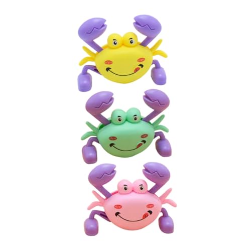 WHAMVOX 3 Stück Teiliges Aufzieh krabben Kunststoff Lustige Cartoon krabben für Bewegliches Wind up Krabbenspielzeug Tragbares Strand Jungen und Mädchen Zufällige Farbe Zufällige Farbe WHAMVOX 3 Stück Teiliges Aufzieh krabben Kunststoff Lustige Cartoon krabben für Bewegliches Wind up Krabbenspielzeug Tragbares Strand Jungen und Mädchen Zufällige Farbe Zufällige Farbe von WHAMVOX