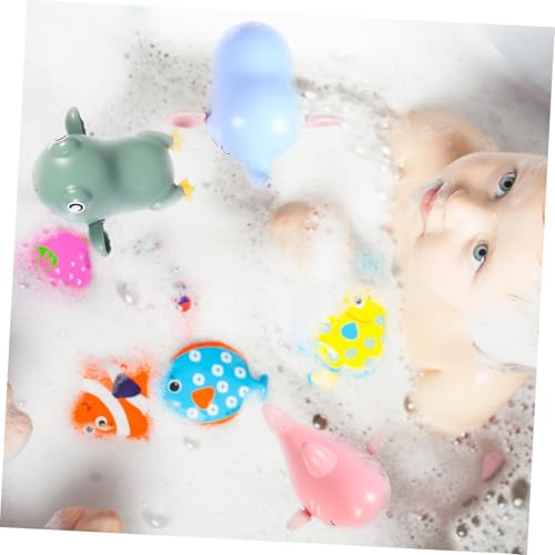 WHAMVOX 3 Stück Teiliges Badespielzeug für Kleinkinder Sicher aus Ungiftigem Material Wasserstrahlende Badefiguren Elefant Fisch Frosch für Badewanne und Schwimmbadspaß WHAMVOX 3 Stück Teiliges Badespielzeug für Kleinkinder Sicher aus Ungiftigem Material Wasserstrahlende Badefiguren Elefant Fisch Frosch für Badewanne und Schwimmbadspaß von WHAMVOX
