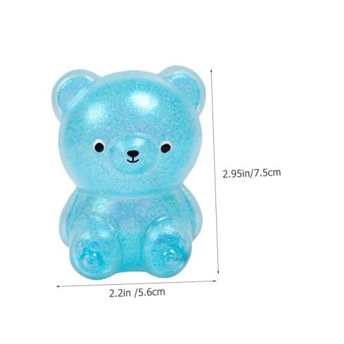 WHAMVOX 3 Stück Teiliges Bären Squeeze Toy aus Strapazierfähigem TPR Elastisch und Dehnbar Stressabbauendes Buntes Tier Büro Schule und Zuhause als Geschenk für Freunde und Familie WHAMVOX 3 Stück Teiliges Bären Squeeze Toy aus Strapazierfähigem TPR Elastisch und Dehnbar Stressabbauendes Buntes Tier Büro Schule und Zuhause als Geschenk für Freunde und Familie von WHAMVOX