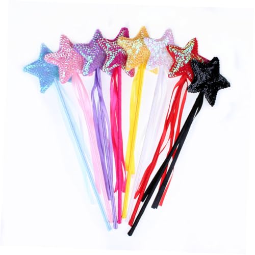 WHAMVOX 3 Stück Teiliges Feenstäbe mit Herz Pentagramm und Schmetterling Zauberhafte Mädchen Zauberstäbe in Rot und Sicher für Geburtstagsfeiern Cosplay und Partyspaß WHAMVOX 3 Stück Teiliges Feenstäbe mit Herz Pentagramm und Schmetterling Zauberhafte Mädchen Zauberstäbe in Rot und Sicher für Geburtstagsfeiern Cosplay und Partyspaß von WHAMVOX