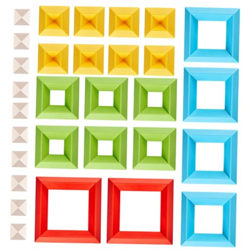 WHAMVOX 30 Stück Teiliges Bauklötze Bunte Stapelbausteine Lernspielzeug für Kleinkinder zur Feinmotorik und Räumliches Denken Geeignet für Jungen und Mädchen Ab Jahren WHAMVOX 30 Stück Teiliges Bauklötze Bunte Stapelbausteine Lernspielzeug für Kleinkinder zur Feinmotorik und Räumliches Denken Geeignet für Jungen und Mädchen Ab Jahren von WHAMVOX