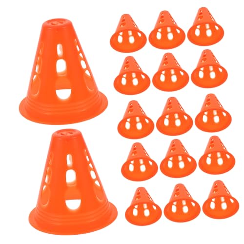 WHAMVOX 30st Windsicherer Skiroller Mini-fußballhütchen Trainingsmarkierungskegel Orange Trainingskegel Fußball-trainingskegel Basketball-trainingskegel Skaterschuhe Fußballkegel Sport von WHAMVOX