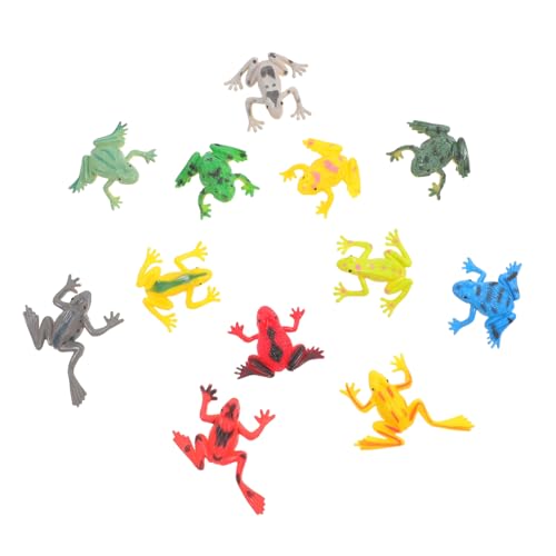 WHAMVOX 36 Stück Teiliges Kunststoff Froschspielzeug Realistische Miniatur Tierfiguren Lebensechte Spielzeugfrösche für Draußen Kreative Dschungel Entdeckung und Partydekoration WHAMVOX 36 Stück Teiliges Kunststoff Froschspielzeug Realistische Miniatur Tierfiguren Lebensechte Spielzeugfrösche für Draußen Kreative Dschungel Entdeckung und Partydekoration von WHAMVOX