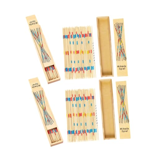 WHAMVOX 4 Boxen Holz Pick Up Sticks Spiel Buntes Lernspielzeug für Hand Auge koordination und Familien Spielspaß Zuhause und Outdoor WHAMVOX 4 Boxen Holz Pick Up Sticks Spiel Buntes Lernspielzeug für Hand Auge koordination und Familien Spielspaß Zuhause und Outdoor von WHAMVOX