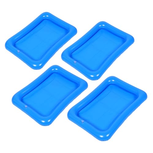 WHAMVOX 4 Stück Aufblasbarer Mini Pool für Schwimmendes Sand Angelspiel Vielseitiges Großes Fassungsvermögen für Gruppen als Schwimmendes Buffet Getränketablett WHAMVOX 4 Stück Aufblasbarer Mini Pool für Schwimmendes Sand Angelspiel Vielseitiges Großes Fassungsvermögen für Gruppen als Schwimmendes Buffet Getränketablett von WHAMVOX