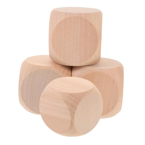 WHAMVOX 4 Stück Teiliges Große Unbemalte Holzwürfel DIY Würfel Basteln Naturbelassenes Holz Robust für Kreative Spiele Familienaktivitäten und Personalisierte Spielwürfel WHAMVOX 4 Stück Teiliges Große Unbemalte Holzwürfel DIY Würfel Basteln Naturbelassenes Holz Robust für Kreative Spiele Familienaktivitäten und Personalisierte Spielwürfel von WHAMVOX