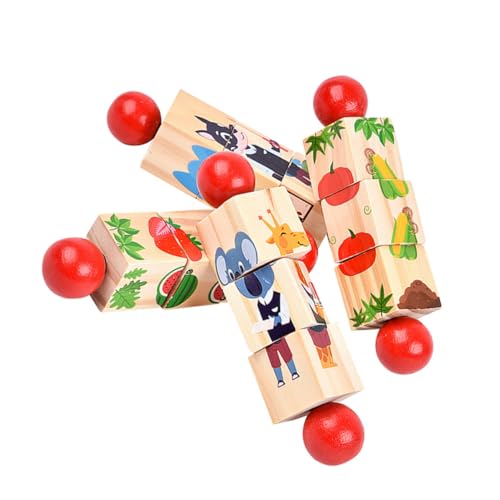 WHAMVOX 4 Stück Teiliges Holz drehpuzzle Tierformen Motorisches Lernspielzeug für Ab Jahren Fördert Kognitive Fähigkeiten Logisches Denken und Spielerisches Lernen WHAMVOX 4 Stück Teiliges Holz drehpuzzle Tierformen Motorisches Lernspielzeug für Ab Jahren Fördert Kognitive Fähigkeiten Logisches Denken und Spielerisches Lernen von WHAMVOX