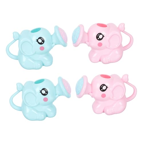 WHAMVOX 4 Stück Teiliges Kunststoff Gießkanne für Badespielzeug Wasserspritzspielzeug Elefantenform Farbmix Hellblau Leicht und Sicher für Haushalt und Bad WHAMVOX 4 Stück Teiliges Kunststoff Gießkanne für Badespielzeug Wasserspritzspielzeug Elefantenform Farbmix Hellblau Leicht und Sicher für Haushalt und Bad von WHAMVOX