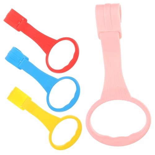 WHAMVOX 4 Stück Teiliges Pull Ring für Lauflernhilfe Bunte Babybett Haltegriffe mit Abgerundeten Kanten Sicherer Stand und Greifring für Junge Mädchen für Krippen und Laufställe WHAMVOX 4 Stück Teiliges Pull Ring für Lauflernhilfe Bunte Babybett Haltegriffe mit Abgerundeten Kanten Sicherer Stand und Greifring für Junge Mädchen für Krippen und Laufställe von WHAMVOX