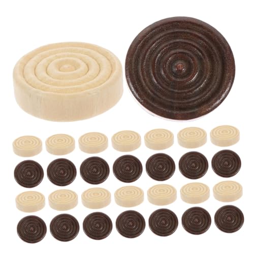 WHAMVOX 48 Stück Holzspielsteine für Brettspiele Runde Holz-Dame Schachfiguren Sichere Langlebige und Portable Spielsteine für Familien Reisen und Freizeitspaß WHAMVOX 48 Stück Holzspielsteine für Brettspiele Runde Holz-Dame Schachfiguren Sichere Langlebige und Portable Spielsteine für Familien Reisen und Freizeitspaß von WHAMVOX