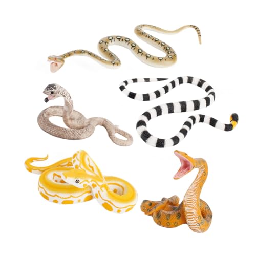 WHAMVOX 5 Stück Realistische Schlangenmodelle Lebensechte Spielzeugschlangen Bunte Halloween Dekoration Gruseliges Streichelspielzeug für Sichere Detailreiche Kunststoffmodelle WHAMVOX 5 Stück Realistische Schlangenmodelle Lebensechte Spielzeugschlangen Bunte Halloween Dekoration Gruseliges Streichelspielzeug für Sichere Detailreiche Kunststoffmodelle von WHAMVOX