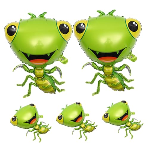 WHAMVOX 5 Stück Teiliges Aluminiumfolie Insektenballons Niedlicher Gottesanbeterin party deko Lebendige Tier motiv Ballons für Kindergeburtstag Garten Fest WHAMVOX 5 Stück Teiliges Aluminiumfolie Insektenballons Niedlicher Gottesanbeterin party deko Lebendige Tier motiv Ballons für Kindergeburtstag Garten Fest von WHAMVOX