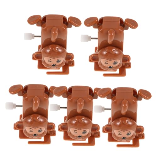 WHAMVOX 5 Stück Teiliges Aufziehspielzeug Kleine Bunte Affenmodelle aus Robustem Fördert Feinmotorik und Hand-Auge-koordination als Partygeschenk für Montessori WHAMVOX 5 Stück Teiliges Aufziehspielzeug Kleine Bunte Affenmodelle aus Robustem Fördert Feinmotorik und Hand-Auge-koordination als Partygeschenk für Montessori von WHAMVOX