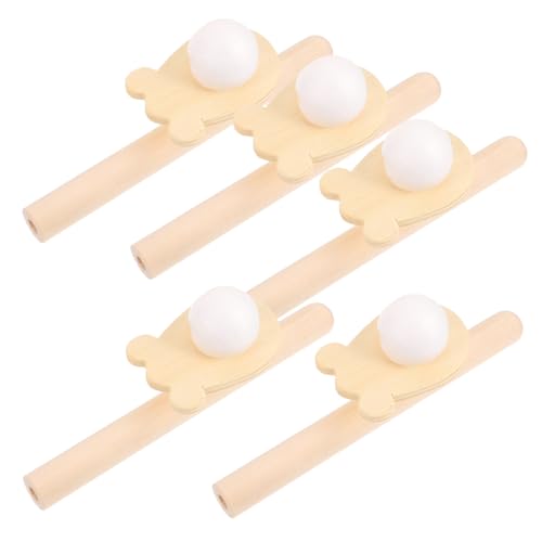 WHAMVOX 5 Stück Teiliges Holzspielzeug mit Schwebenden Bällen Lustiges Pustespielzeug für Fördert Atemkontrolle und Geschicklichkeit Geeignet für Familienaktivitäten und Kinderparty WHAMVOX 5 Stück Teiliges Holzspielzeug mit Schwebenden Bällen Lustiges Pustespielzeug für Fördert Atemkontrolle und Geschicklichkeit Geeignet für Familienaktivitäten und Kinderparty von WHAMVOX