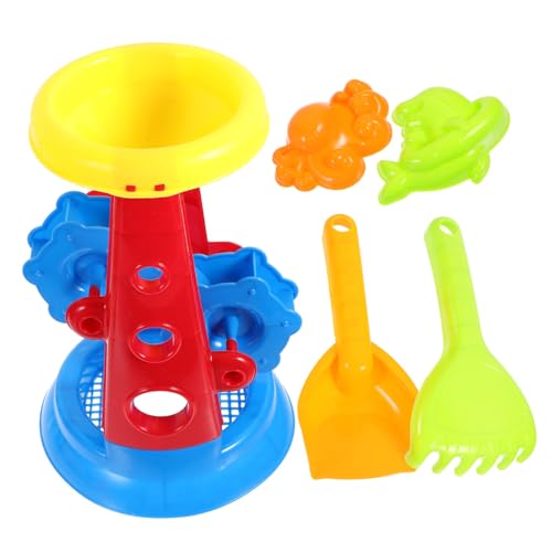 WHAMVOX 5 Teiliges Strandspielzeug Set Aus Kunststoff Inklusive Sandeimer Schaufel Sanduhr Und Spielzeug Für Kinder Ideal Für Den Outdoor Spaß Am Strand Oder Im Sandkasten von WHAMVOX