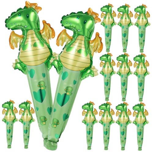 WHAMVOX 50 Stück Dinosaurier-partyballons Dekoration Mit Tierballons Luftballons Für Geburtstagsfeiern Geburtstagsballons Für Kinder Elektrische Luft Ballongirlande Aluminiumfolie von WHAMVOX