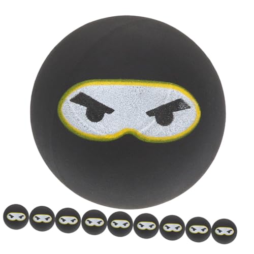 WHAMVOX 50 Stück Entzückende Ninja-hüpfbälle, Elastische Gummibälle, Kinder-gummiball, Partygeschenke, Hohe Hüpfbälle Für Preise, Kompakter Hüpfball von WHAMVOX