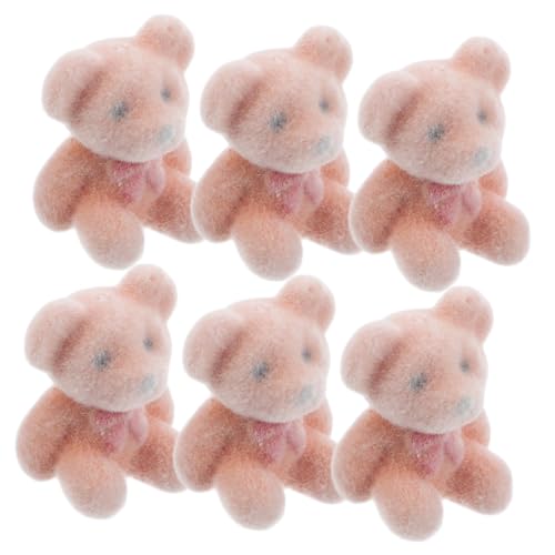 WHAMVOX Mini-bärenpuppen Beflockt Stofftiere Kuscheltierfiguren Für Jungen Und Mädchen Dekoration Für Partys Hochzeiten Geburtstage von WHAMVOX