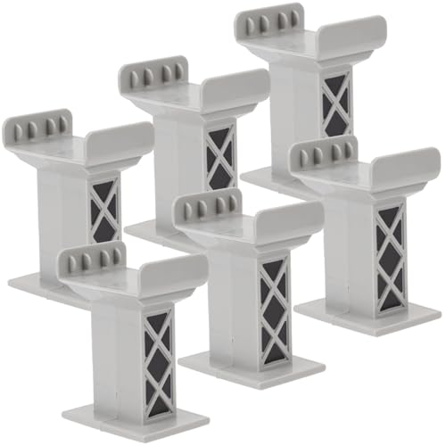 WHAMVOX 6 Stück Teiliges Brückenstützen für Holzeisenbahn Stabile Schienenverlängerung Kompatibel mit Meisten Kindgerechtes für Jungen und Mädchen Fördert Motorische Fähigkeiten WHAMVOX 6 Stück Teiliges Brückenstützen für Holzeisenbahn Stabile Schienenverlängerung Kompatibel mit Meisten Kindgerechtes für Jungen und Mädchen Fördert Motorische Fähigkeiten von WHAMVOX