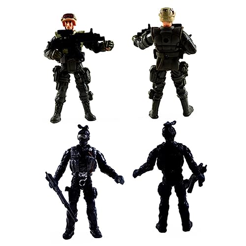 WHAMVOX 6 Teiliges Spezialeinheiten Palything Spielzeug Für Kinder Modellbausatz Mini Soldat Actionfiguren Jungen Kind Spezialeinheiten Spielzeug Für Mädchen Jungenspielzeug Ranger von WHAMVOX