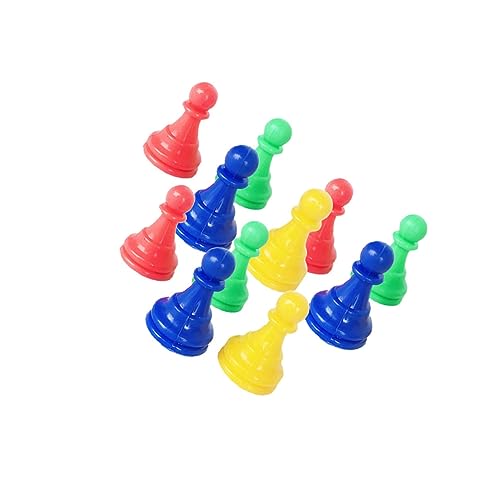 WHAMVOX 64 Stück 8 Schachfigur Schachbrett Chess Pieces Spielsteine Chess Boards spielsachen Chess up Board spielwaren laufstall Spielzeug Game of dice Chessboard Zubehör für Brettspiele von WHAMVOX