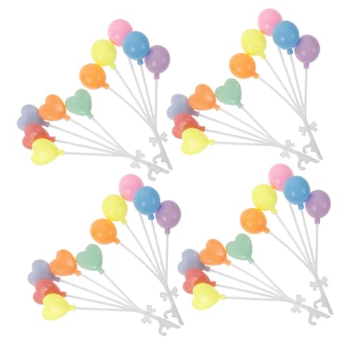 WHAMVOX 8 Stück Puppenhaus Ballon Dekorative Luftballons Puppenhaus Party Dekoration Luftballons Kuchen Topper Cupcake Topper Puppenhaus Ballon Miniatur Ballon Künstlicher von WHAMVOX